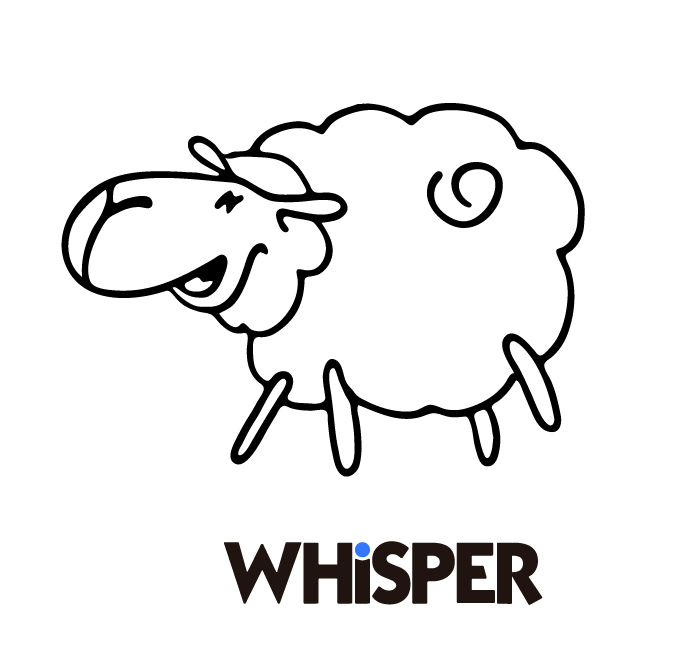 Logo Whisper gif